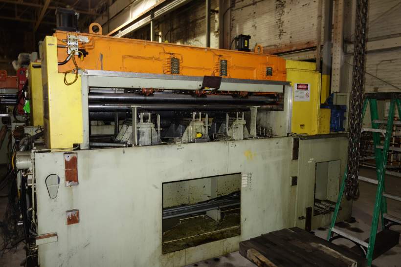 Picture of 72" x 3" AUTOMATIC FEED Co. 7 ROLL STRAIGHTENER-A20276